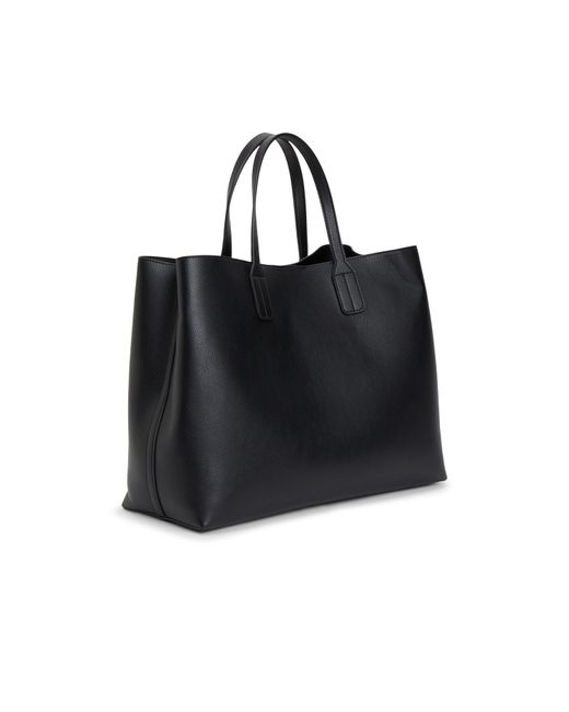 Tommy Hilfiger Black Solid Color Satchel Bag