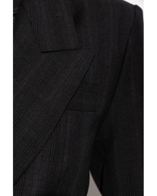 Isabel Marant Black Jevima Double-Breasted Blazer