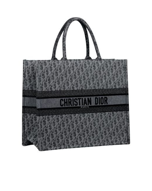 Dior Black Large Book Tote