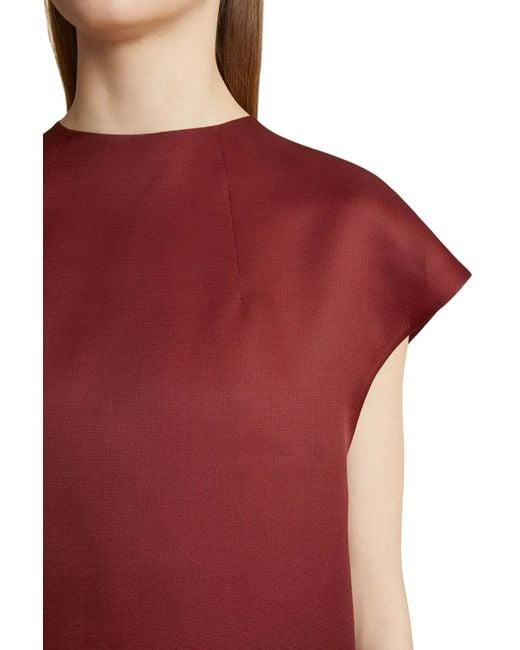 Khaite Red Lohan Maxi Dress