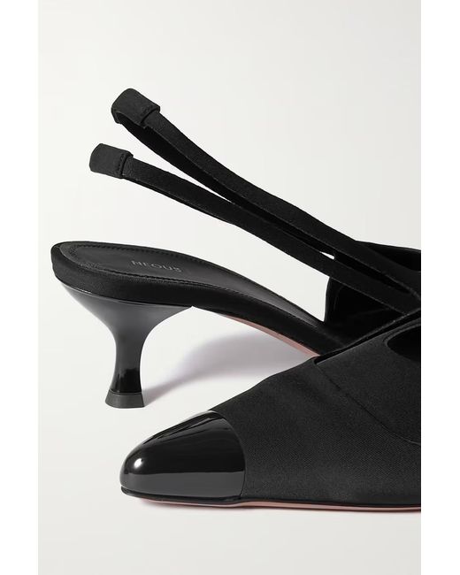 Neous Black Petra Slack-Heeled Heels