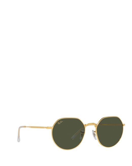 Ray-Ban Green Jack Irregular Frame Sunglasses for men