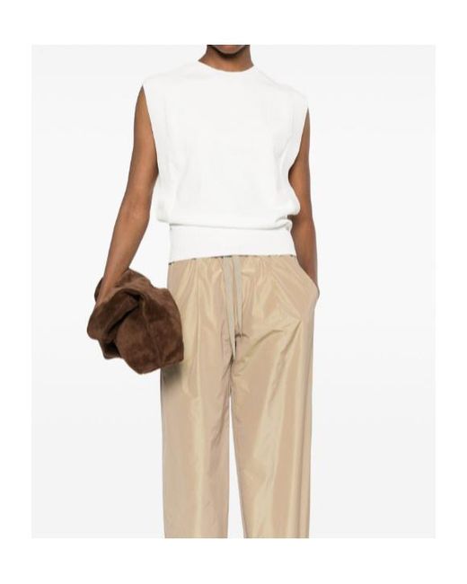 Herno White Round-Neck Vest