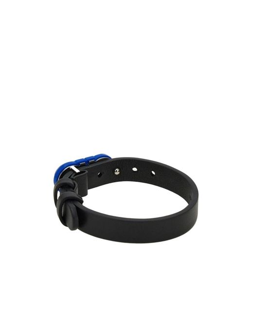 Ferragamo White Ferragamo Double Gancini Bracelet for men