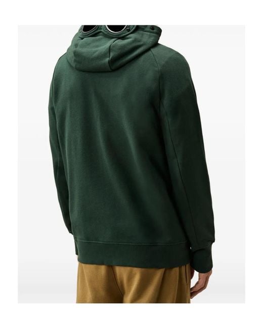 C P Company Green Long-Sleeve Sweatshirt for men