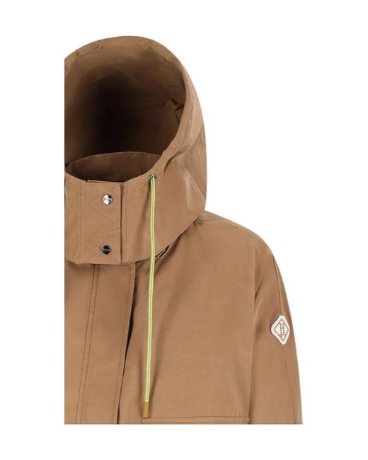 Herno Brown Hooded Padded Jacket
