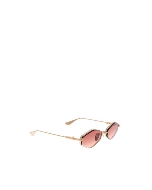 Chrome Hearts Pink Geometric Sunglasses for men