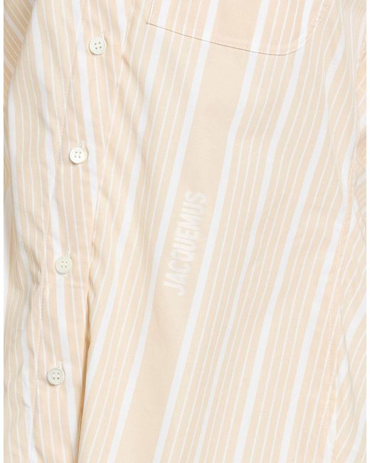 Jacquemus Natural Striped Long-Sleeve Shirt