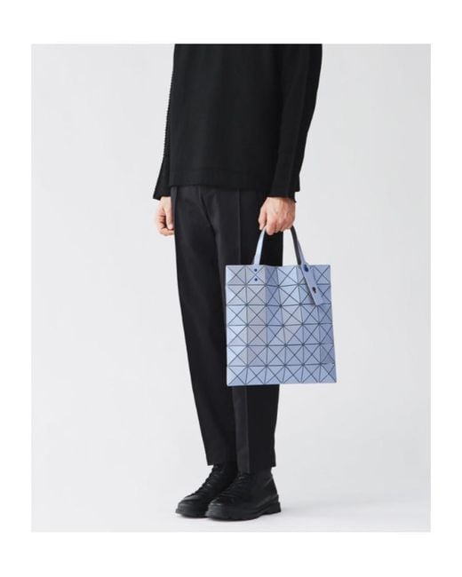 Issey Miyake Blue Double-Handle Handbag