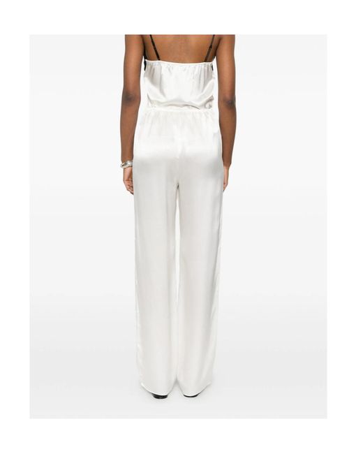 Co. White Straight-Leg Casual Pants