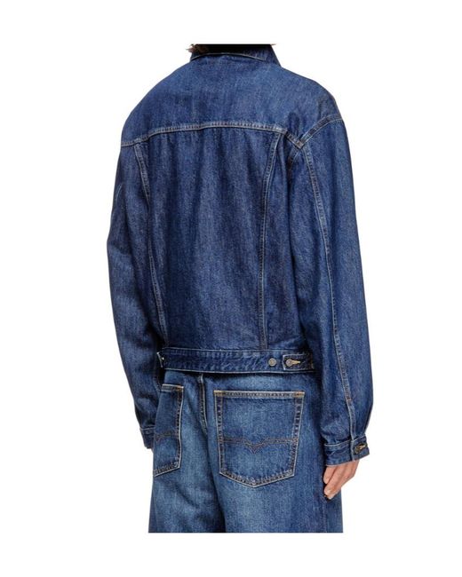DIESEL Blue D-Ranger Denim Jacket for men