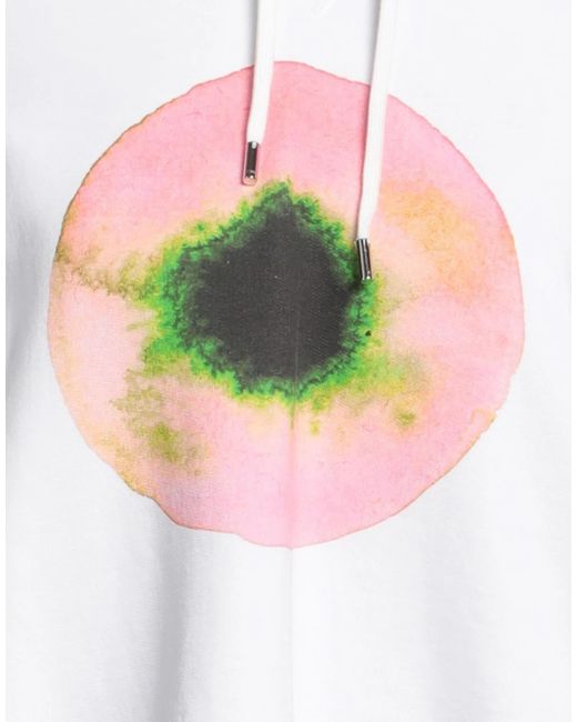 Chloé White Solid Color Printed Hoodie
