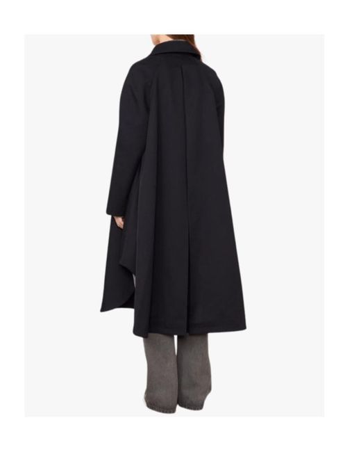 Officine Generale Black Long-Sleeved Coat