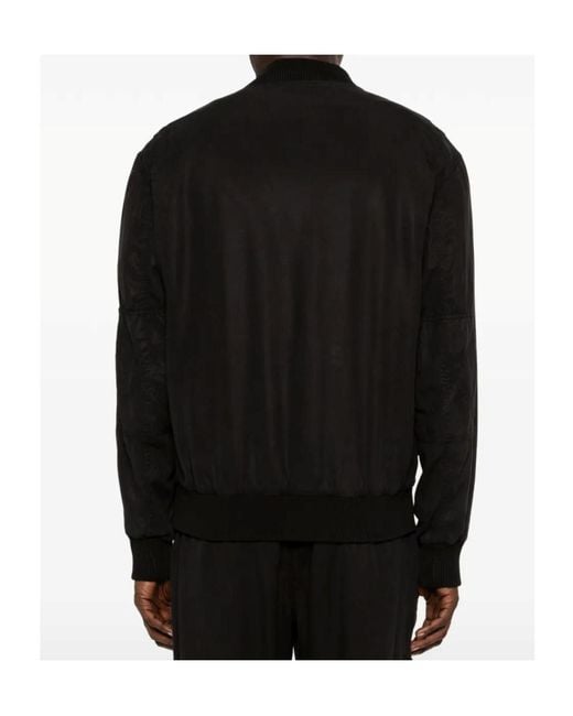 Iceberg Black Bomber Jacket for men