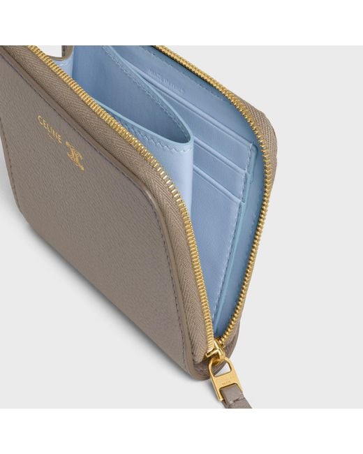 Céline Gray Zipper Wallet