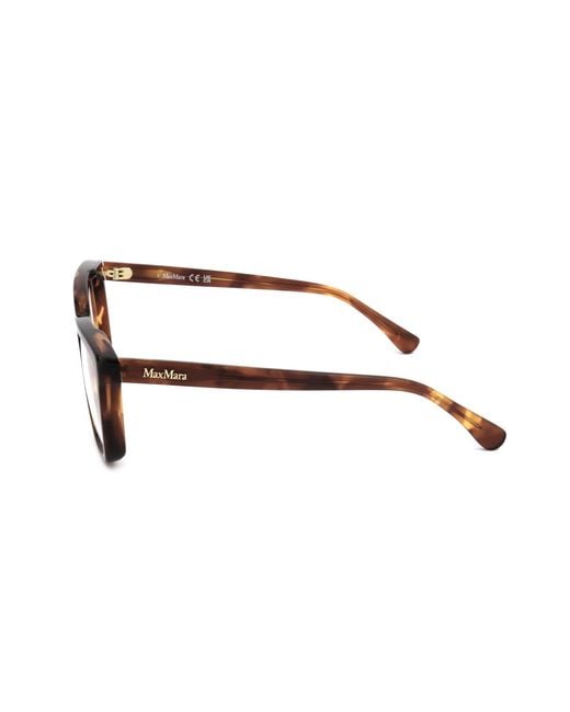 Max Mara White Square Frame Glasses