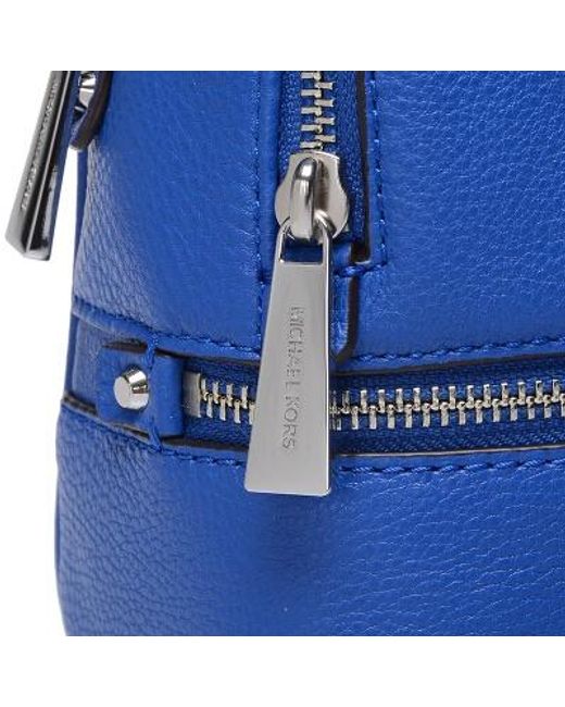 Michael Kors Blue Logo Backpack