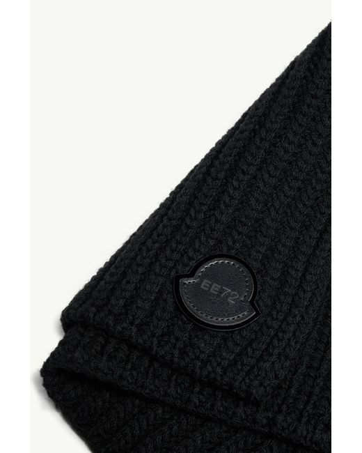 Moncler Black X Ee72 By Edward Enninful Wool Balaclava