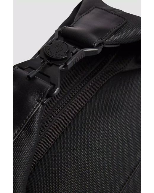 Moncler Black Nakoa Logo Patch Top Handle Bag for men