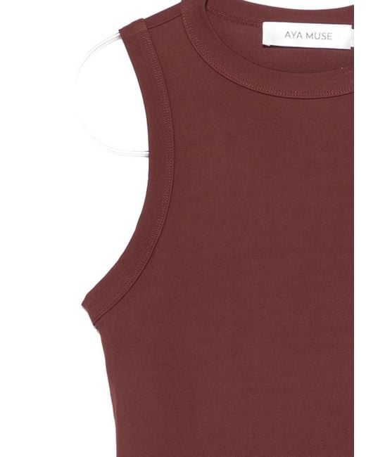 AYA MUSE Red Knitted Vest