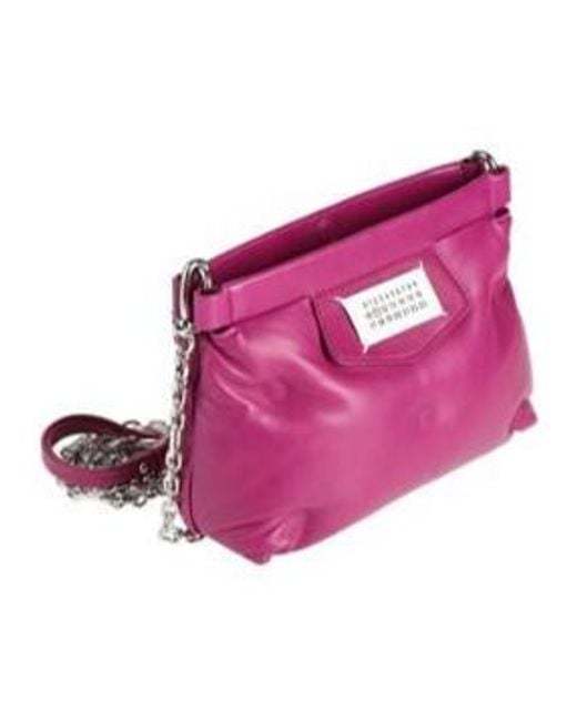 Maison Margiela Pink Soft Ruched Clutch