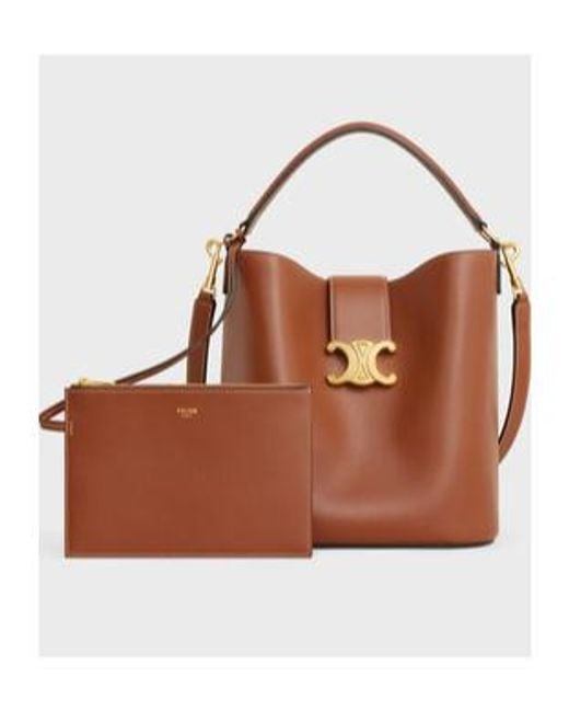 Céline Brown Medium Louise Bag