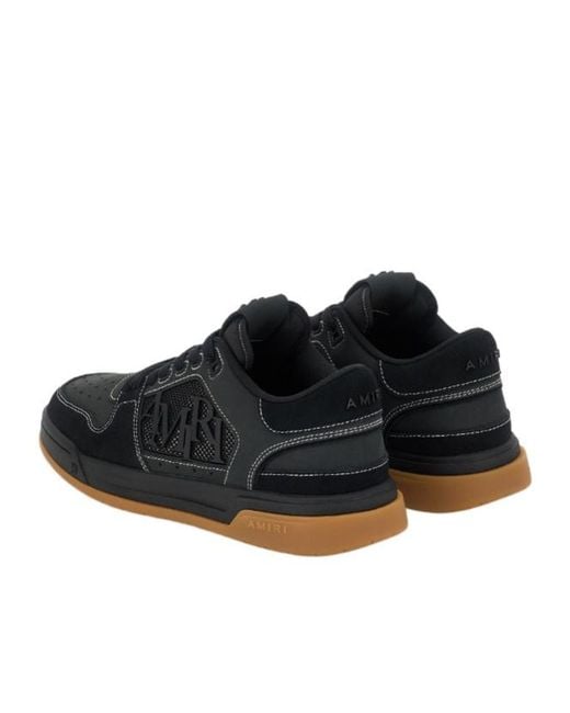 Amiri Blue Classic Logo Low-Top Sneakers for men