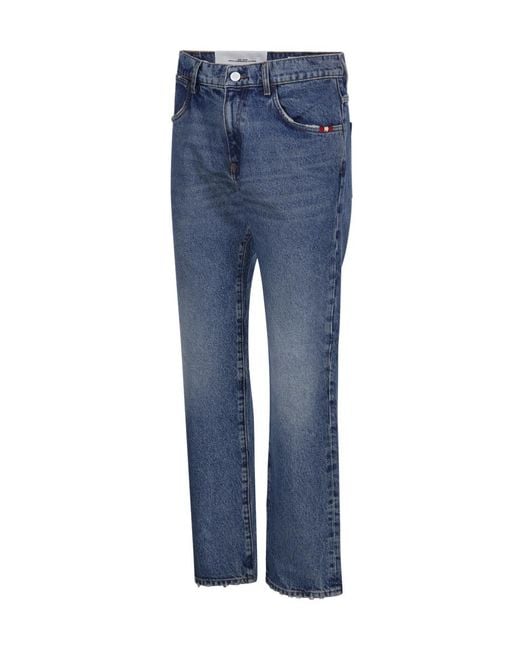 AMISH Blue James Straight-Leg Jeans for men