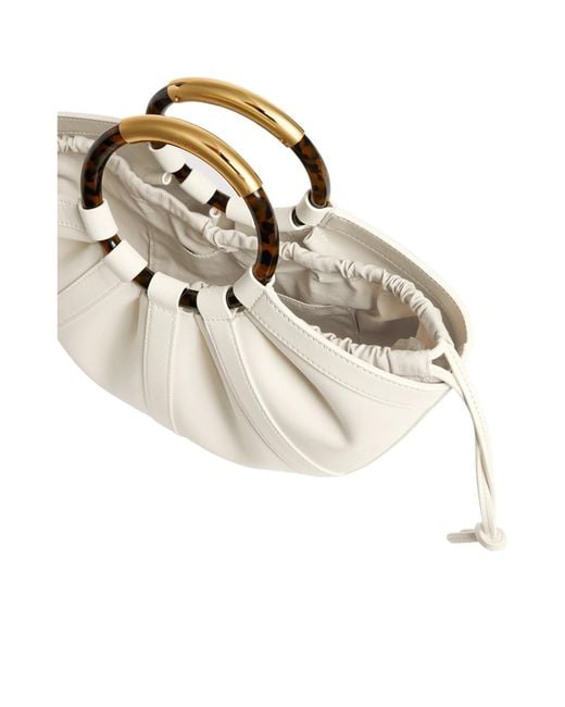 Coccinelle White Shell Medium Tote Bag