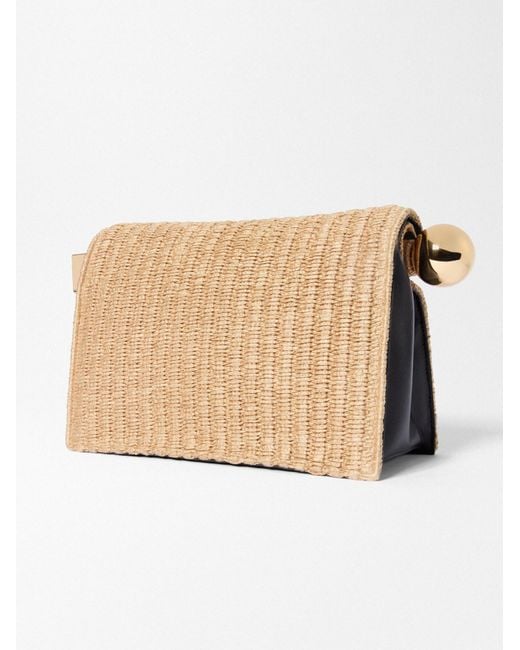 Jacquemus Natural The Rond Carré Clutch Bag