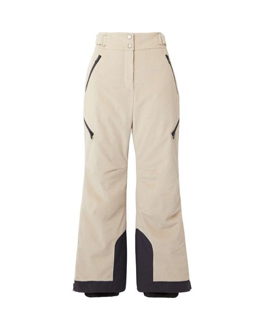 Brunello Cucinelli Natural Corduroy Ski Pants