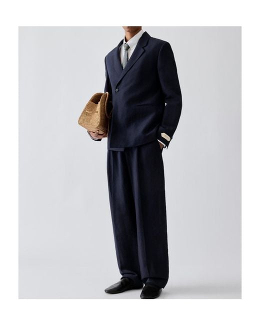 Jacquemus Blue Long-Sleeved Jacket for men