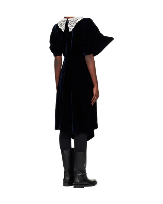 Junya Watanabe Black Angular Midi Dress