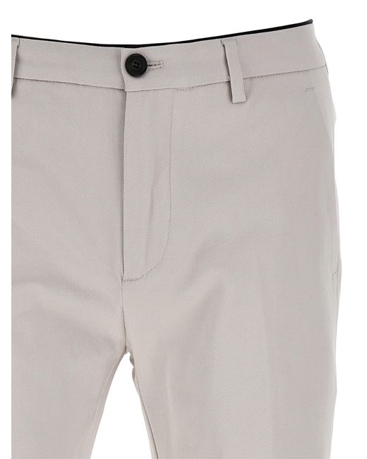 Department 5 Gray Straight Leg Prince Pants for men