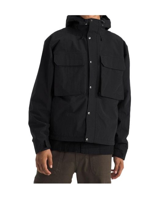 The North Face Black M66 Working Raincoat for men