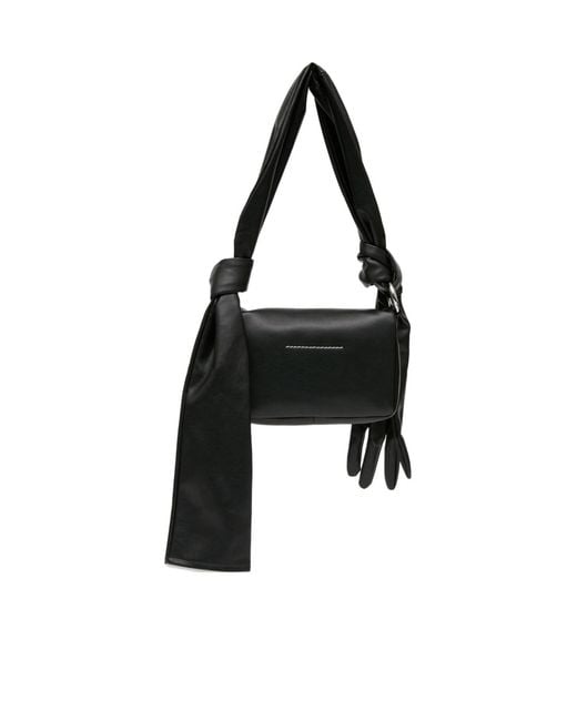 MM6 by Maison Margiela Black Gloves Shoulder Bag