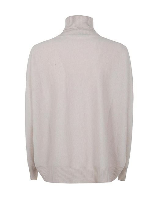 D.exterior Gray Cashmere Turtleneck Knitwear