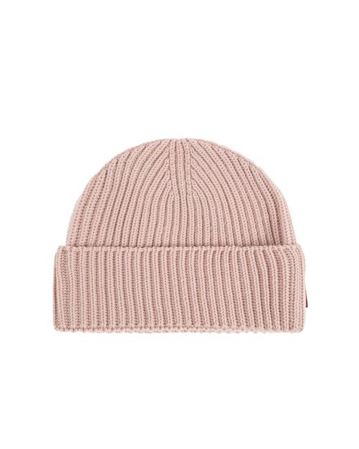 DSquared² Pink Knitted Hat And Scarf Set