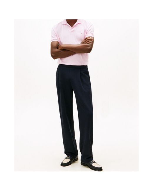 Tommy Hilfiger Pink Short-Sleeved Polo Shirt for men
