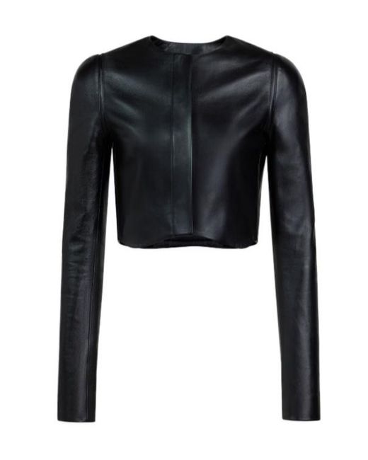 Alaïa Black Soft Lambskin Tailored Jacket