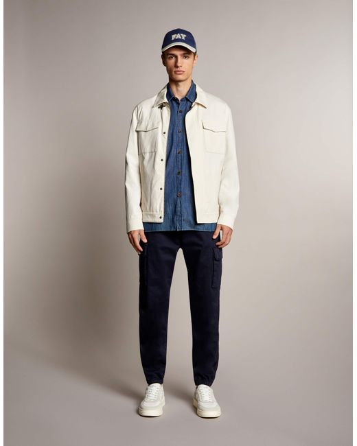 Fay Natural Truck Long-Sleeved Jacket for men