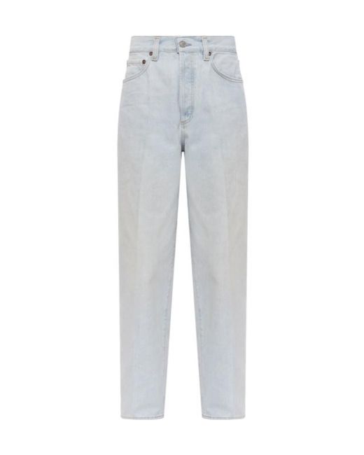 Agolde Gray Nate Relaxed Jeans