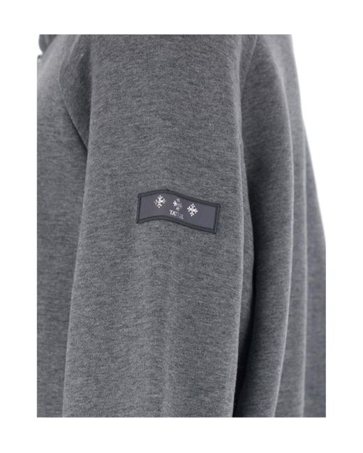 Tatras Gray Baccaro Hooded Zip Sweatshirt for men