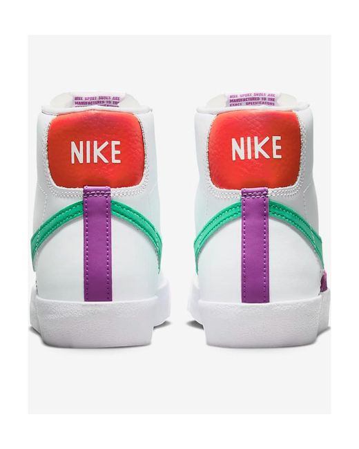 Nike Green Blazer Mid '77 High-Top Casual Sneakers