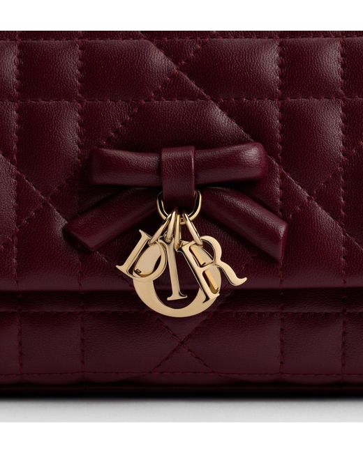 Dior Purple Flap Shoulder Bag