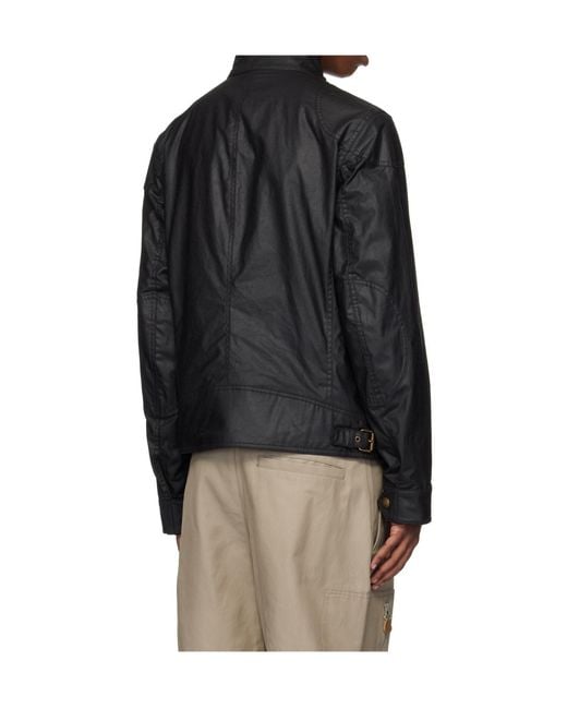 Belstaff Black Racemaster Military Jacket for men
