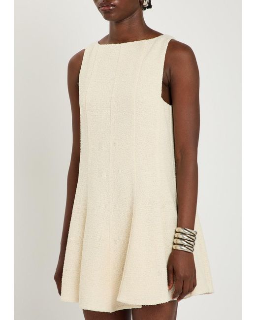 Khaite Natural Wide-Neck Dress