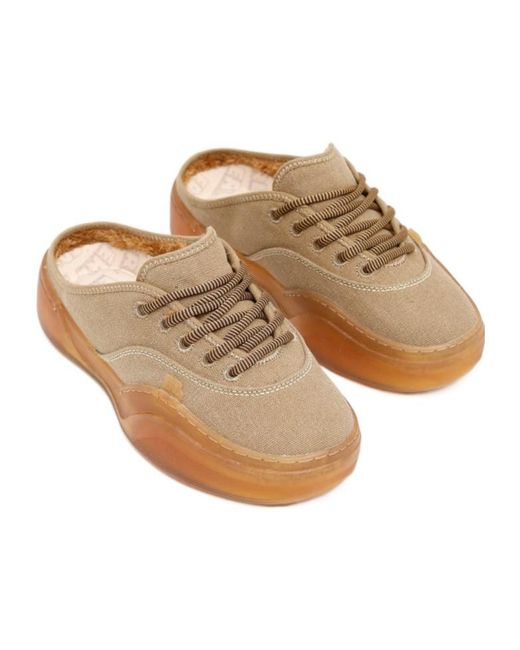 ERL Natural Low Skate Mule Slip-On Sneakers for men