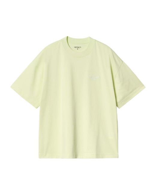 Carhartt Yellow Signature Script T-Shirt 45.00 for men