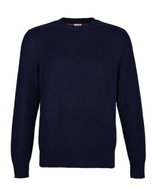 Tod's Blue Crew Neck Knitwear for men